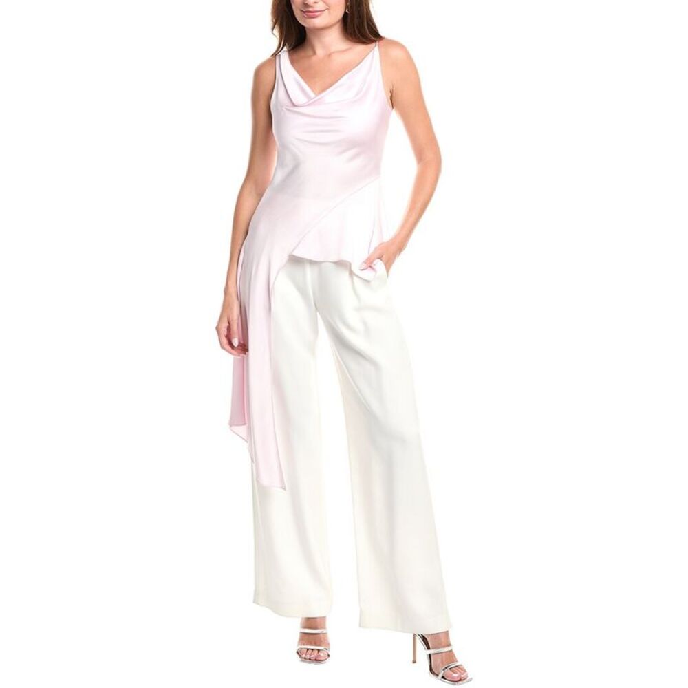 Simkhai Womens Ronnie Asymmetric Top, Pink